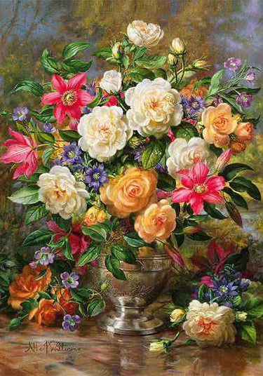 Schilderen op Nummer Bloemen PBN266